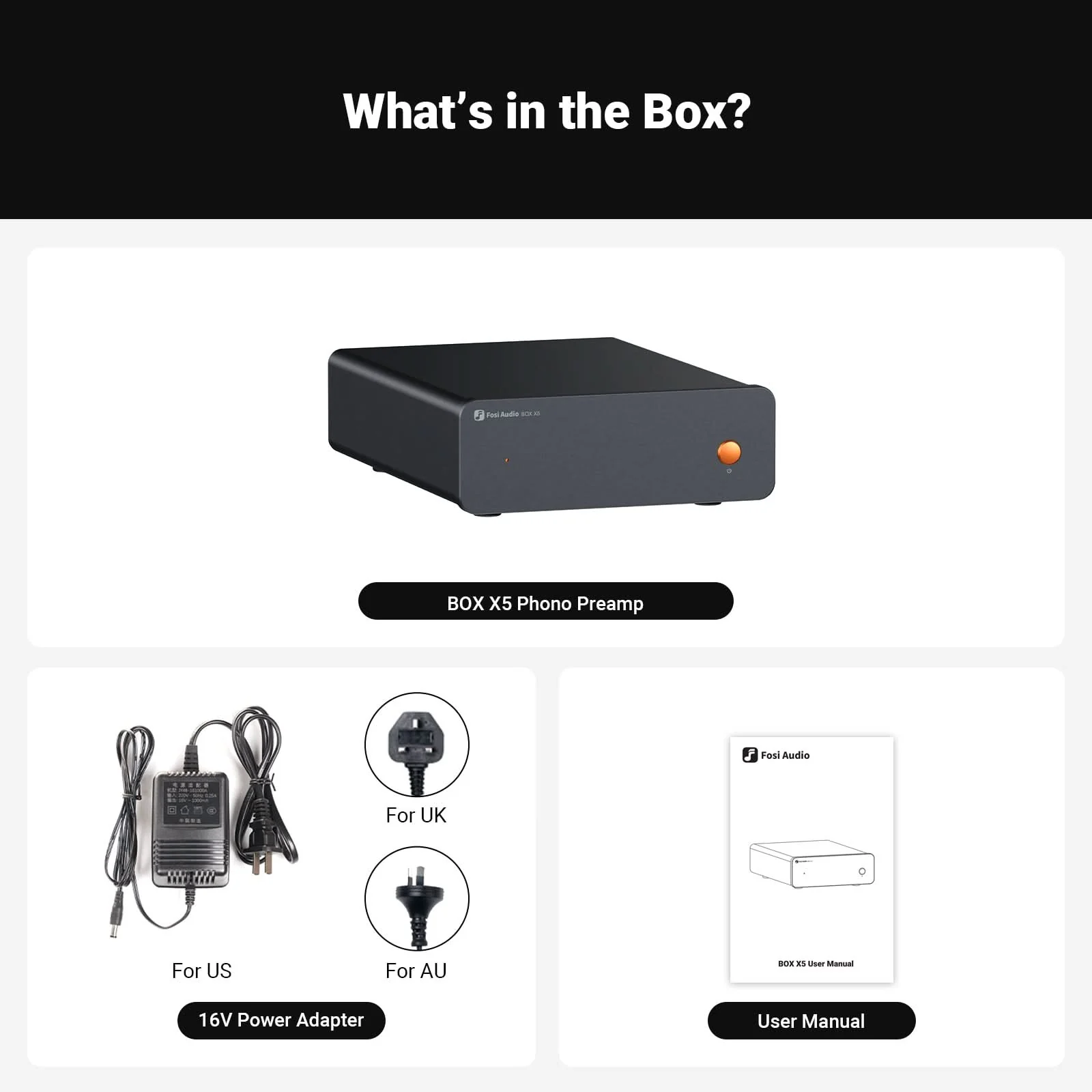 Fosi Audio Box X5 Phono Preamplifier - Image 9