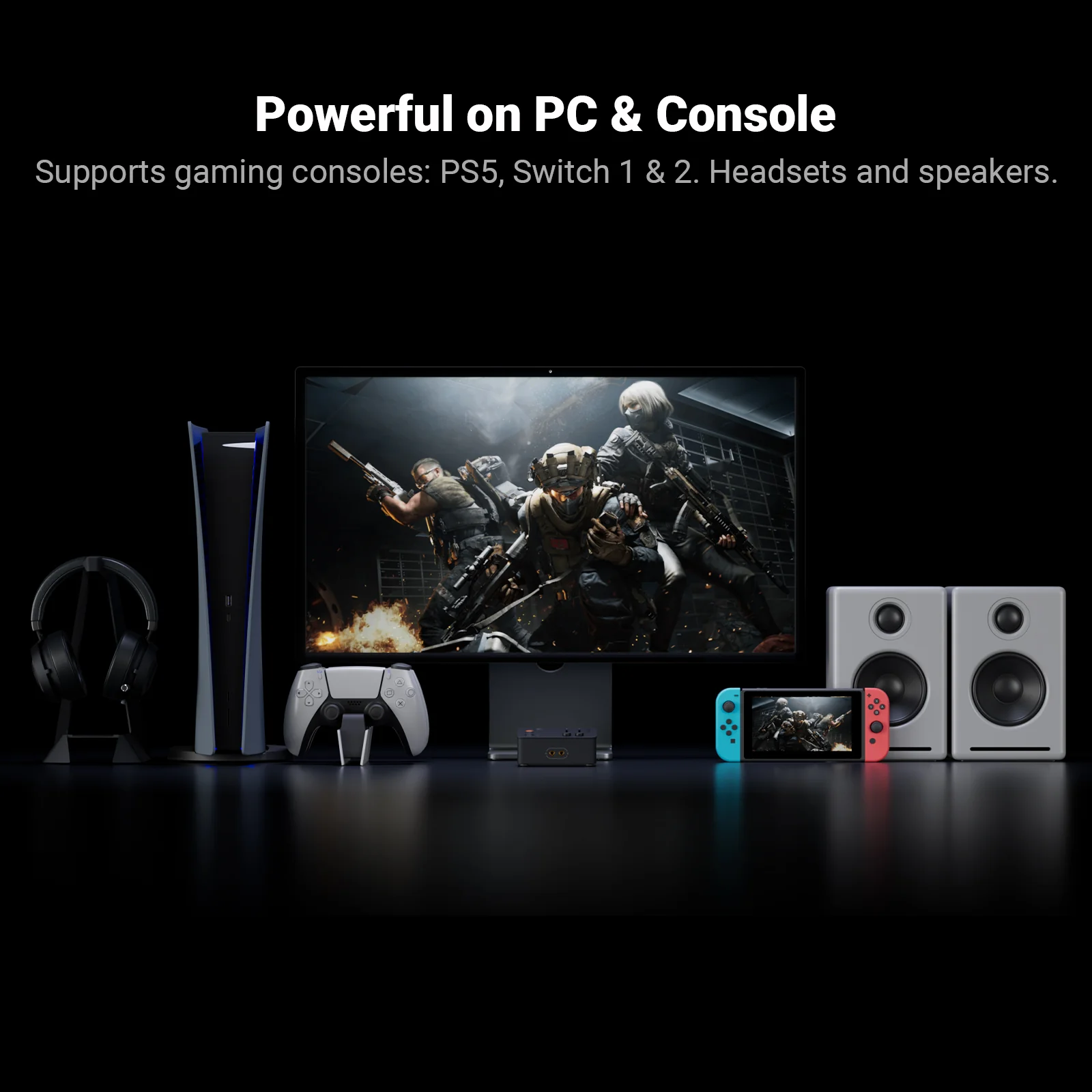 Fosi Audio StepSense C3 Gaming Audio DAC & Headphone Amp - Image 8