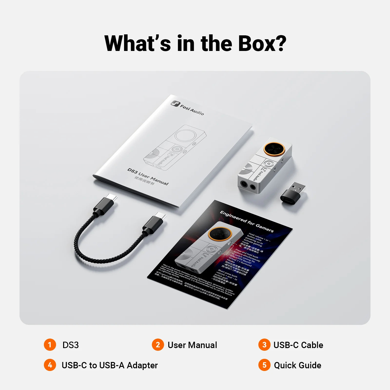 Fosi Audio DS3 Portable Dac Headphone Amp - Image 11