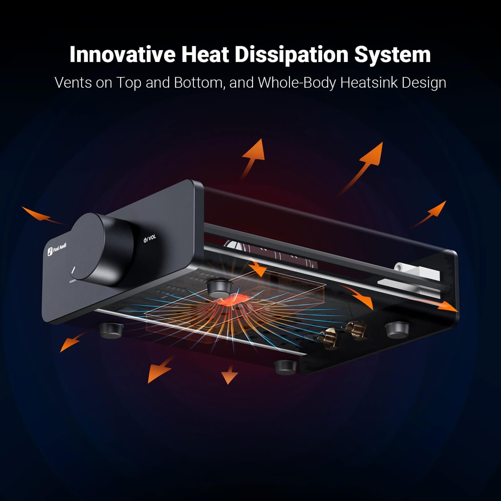 Fosi Audio V3 Mini Stereo Amplifier - Image 5