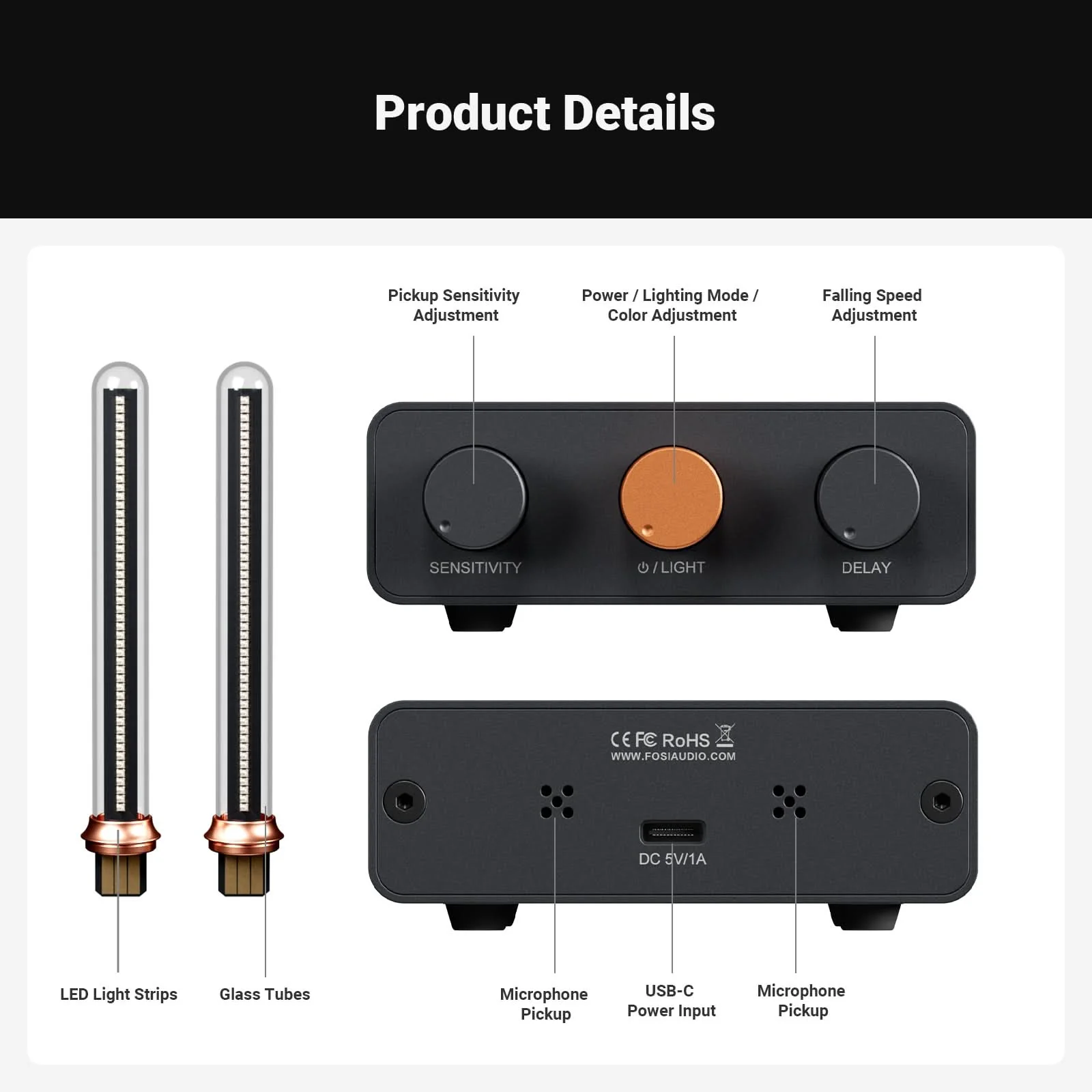 Fosi Audio Music Rhythm Visualizer Light - Image 7