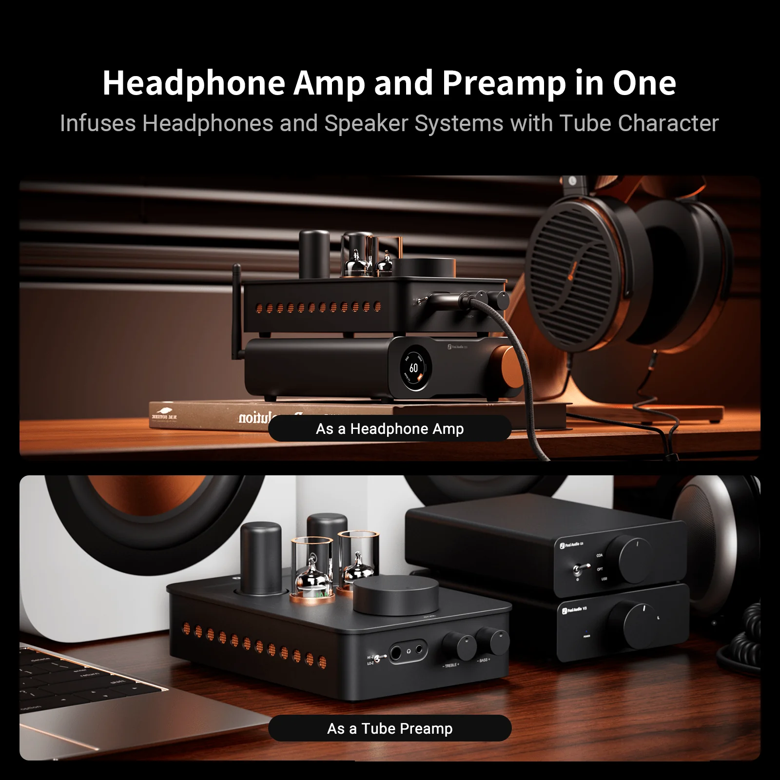 Fosi Audio GR70 Tube Headphone Amp - Image 5