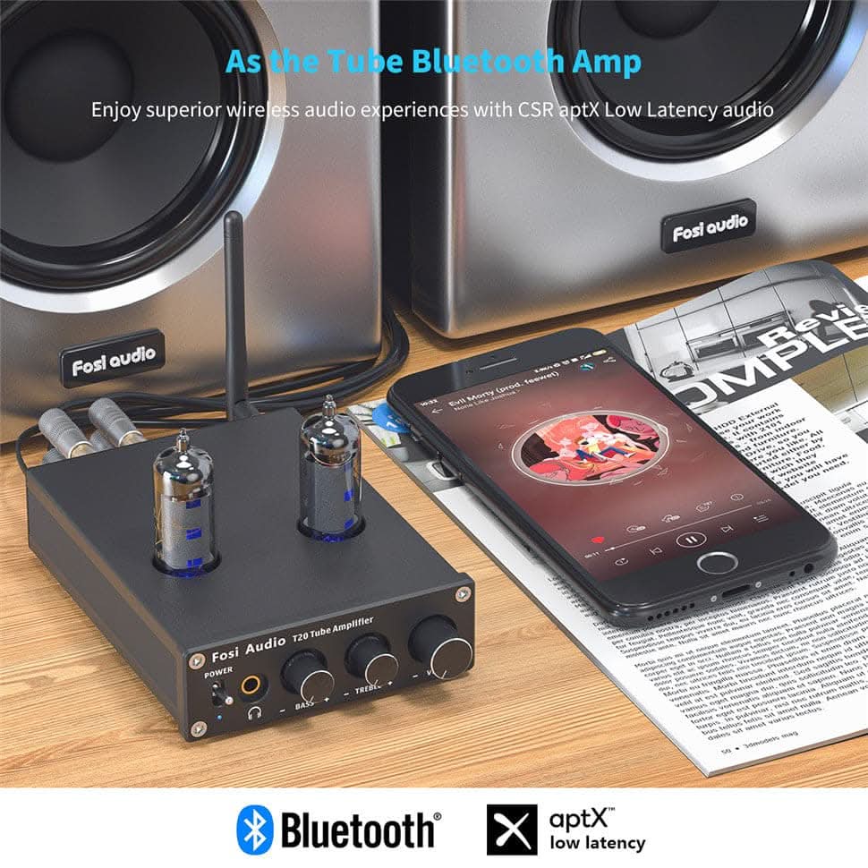 Fosi Audio T20 Bluetooth Tube Amplifier - Image 3